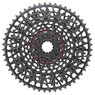 Sram kassette - XG-1295 T-Type Eagle - 12 Speed - 10-52T - Sort/Sølv