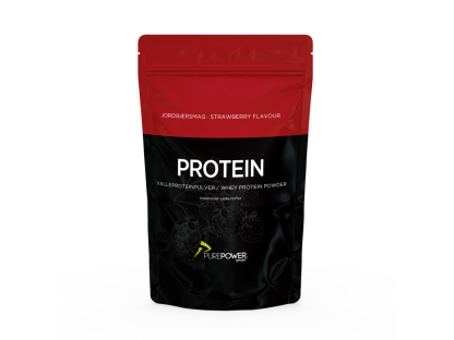 PurePower Proteinpulver - Valleproteindrik - Jordbær 400 g