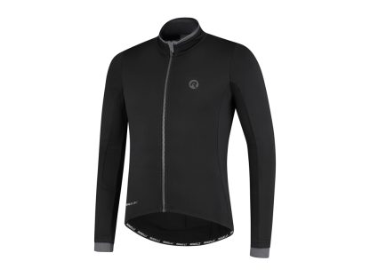 Rogelli Essential - Cykeltrøje - Lange ærmer - Sort - Str. 3XL