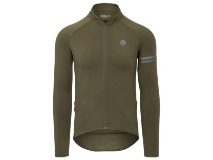 AGU Thermo Jersey Essential - Cykeltrøje - L/Æ - Army grøn - Str. XXXL