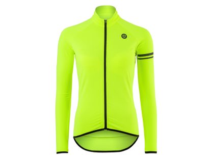 AGU Cykeltrøje - Essential Thermo - L/Æ - Neon Gul - Str. S