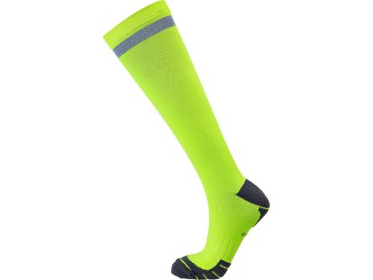 Endurance Torent Reflective Long - Løbestrømper m. kompression - Safety Yellow -  Str. 35/