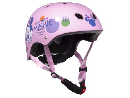 Seven - Minnie Mouse - Cykelhjelm - Pink -  Str. 52-56 cm