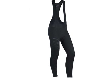 Endurance Gorsk Full Windblock XQL - Cykeltights lange m. seler - Herre - Black -  Str. 3X