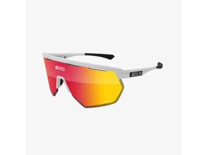 Scicon Aerowing - Cykelbrille - Multimirror Red / White Gloss