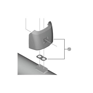 Shimano Steps - Batteriholder nedre del til batteri - BM-EN600