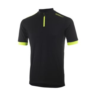 Rogelli Perugia 2.0 - Cykeltrøje - Sort/Gul - Str. 3XL