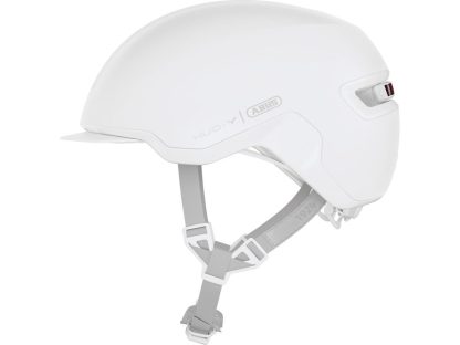 Abus Hud-Y - Cykelhjelm - Pure white - Str. L