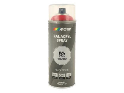 Motip - Ral 3020 - Lak - High gloss traffic red