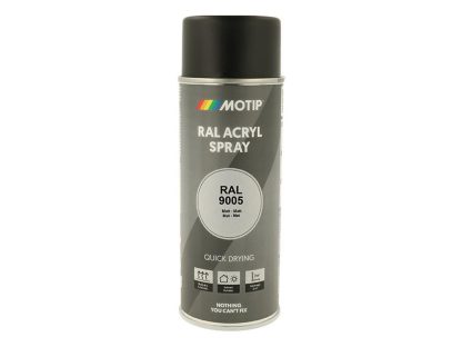 Motip - Ral 9005 - Lak - Matt deep black