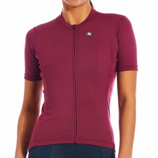 Giordana Fusion - Cykeltrøje - Dame - Korte ærmer - Sangria - Str. M