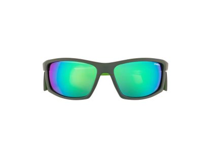 OÂ´NEILL 9018 Cykelbrille - Hydrofobisk Grøn Mirror Linse - Mat Grøn/Lime