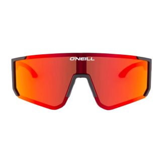 OÂ´NEILL 9038 Cykelbrille - Hydrofobisk Rød Mirror Linse - Mat Sort