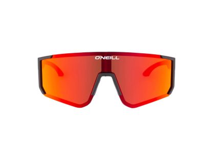 OÂ´NEILL 9038 Cykelbrille - Hydrofobisk Rød Mirror Linse - Mat Sort