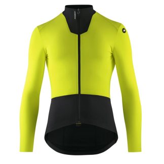 Assos Spring Fall S11 Jersey - Cykeltrøje - Lange ærmer - Gul/Sort - Str. XLG