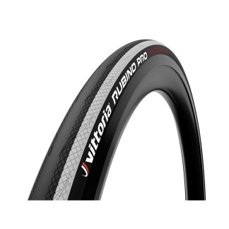 Vittoria Rubino Pro G2 - Road foldedæk - 700x25c - Hvid/sort