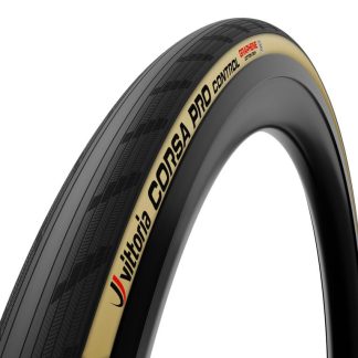 Vittoria Corsa Pro Control - Road foldedæk tubeless - 700x34c (34-622) - Sort/Brun