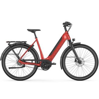 Gazelle Ultimate C8+ Belt - Elcykel - 8 gear - 500Wh - Red 61 cm