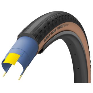 Goodyear County Ultimate TLC - Gravel - Foldedæk - 700x35c - Sort/Brun