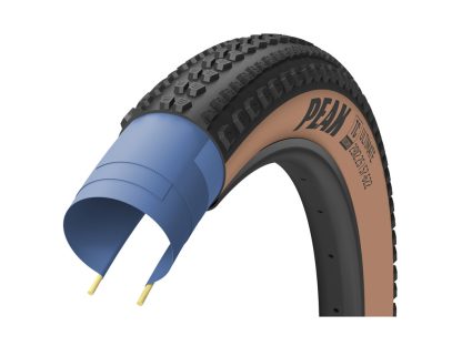 Goodyear Peak Ultimate TLC - Gravel Foldedæk - 700x35C - Sort/Brun