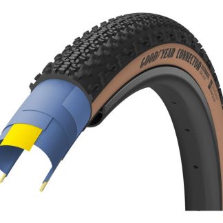 Goodyear Connector Ultimate TLC - Gravel - Foldedæk - 700x45c - Sort/Brun