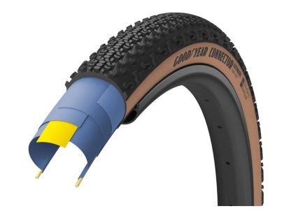 Goodyear Connector Ultimate TLC - Gravel - Foldedæk - 700x45c - Sort/Brun