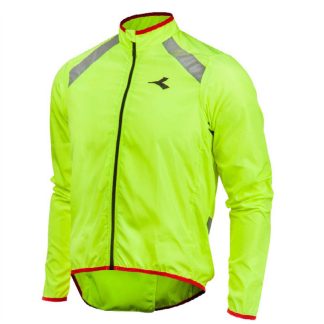 Diadora - Cykeljakke Padova Windbreaker - Str. L - Yellow fluo