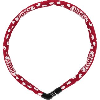 Abus 4804C Steel-O-Chain - Kædelås - 75cm - Red symbols