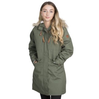 Trespass Faithful - Parka jakke dame - Str. XS - Grøn