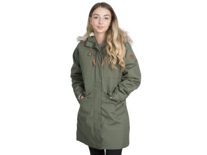 Trespass Faithful - Parka jakke dame - Str. XS - Grøn